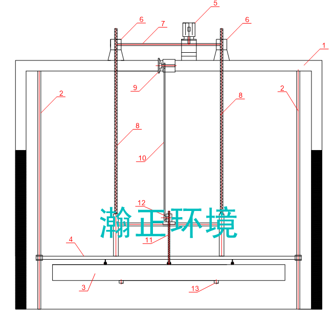 翻转升降式撇油器